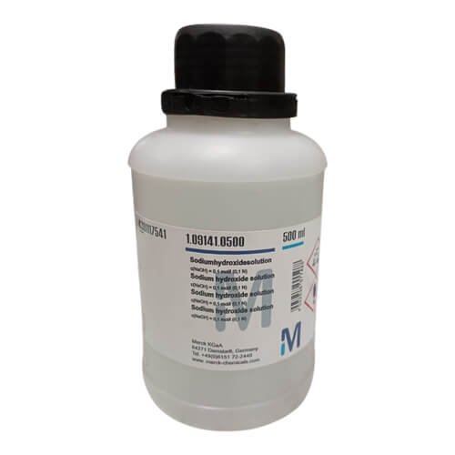 Sodium Hydroxide Solution 500mL 0.1N Merck