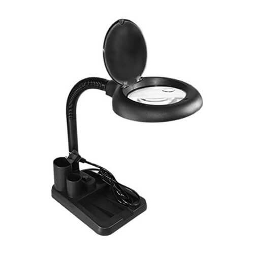 Table Top Magnifying Glass with Lamp (A808) Desk Magnifier