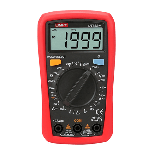 UNI-T UT33B+ Digital Multimeter (Palm Size)