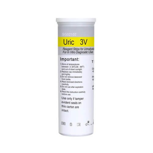 Uric 3V Urine Test Strips 100 Urinalysis