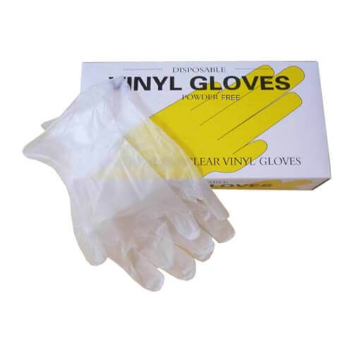 Vinyl Hand Gloves 100 Pcs Box