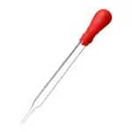 10mL Glass Dropper 20cm Red Head Pipette