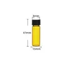 Amber Glass Vial 4mL with Screw Cap