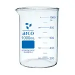 Arco Glass Beaker 1000mL Low form with Spout