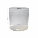 Spare Parts Casket (Transparent Plastic Dibba) 8.5cm Chemical Jar - Image 2